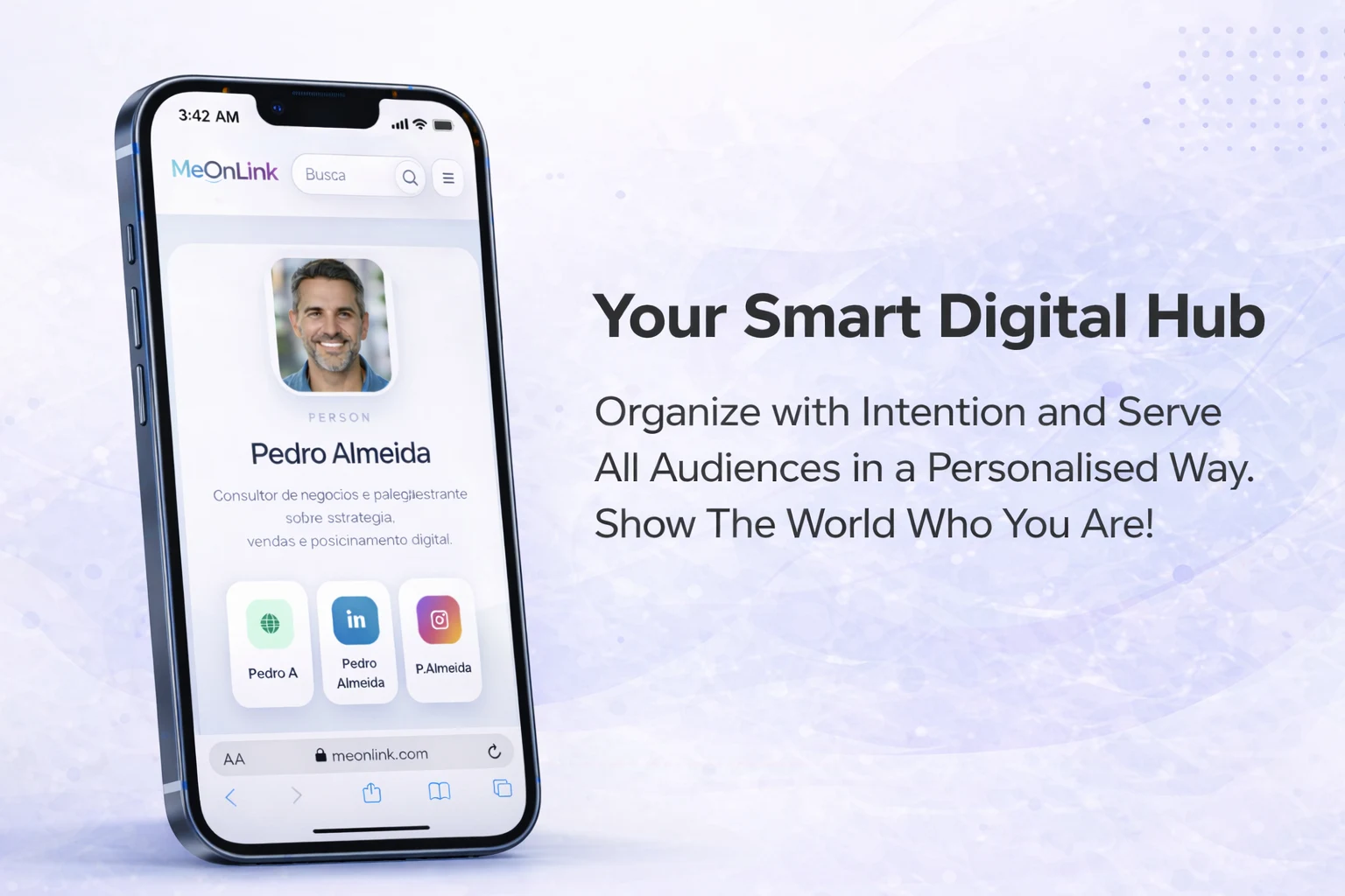 How to organize links for different audiences